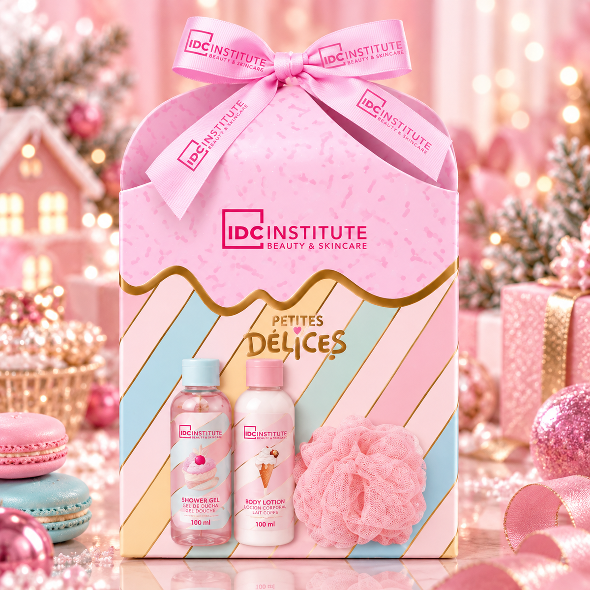 Lot de 4 coffrets - Coffret Petites Délices Pure Bliss Shower Set 3 PCS – IDC Institute