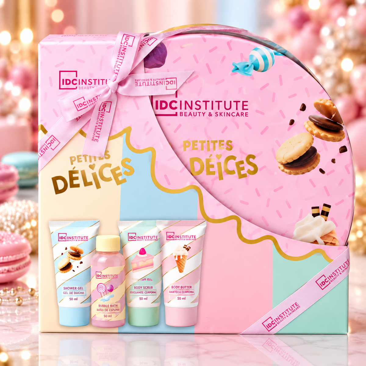 Lot de 4 Coffrets - Coffret cadeau Petites Délices Spa Tin Set – IDC Institute