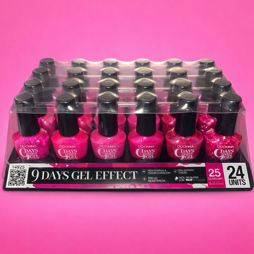 Lot de 24 Pièces - Vernis Effet Gel 9 Jours - 14925 - D’Donna
