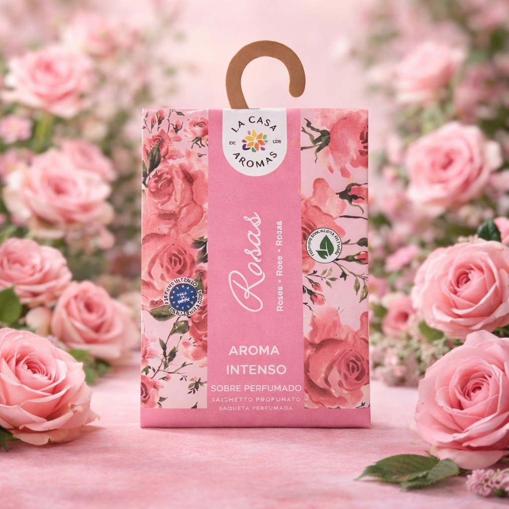 Lot de 12 - Sachet Parfumés Armoire et Commode à La Rose -20% - La Casa de Los Aromas
