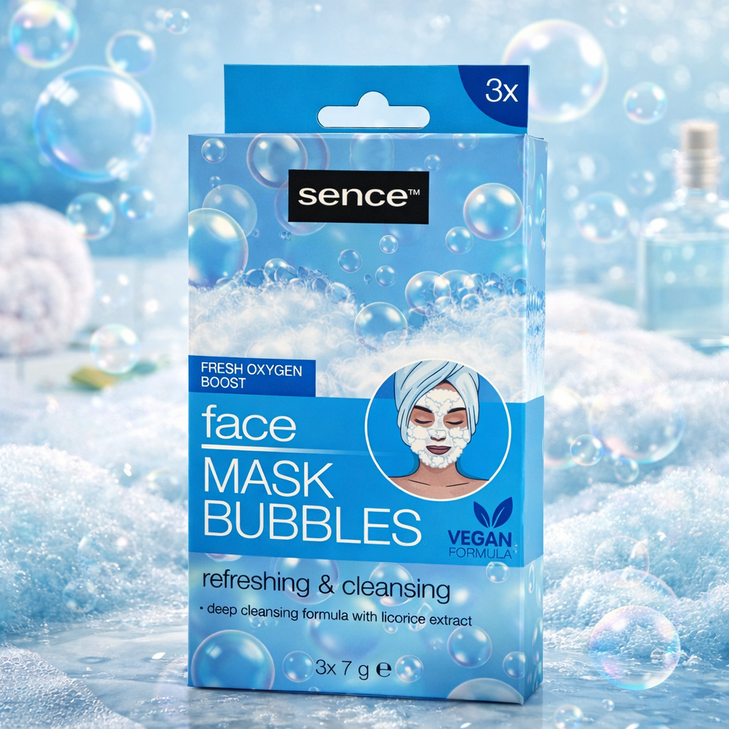 Lot de 24 pièces - 3 Bubbles Masques Nettoyant & Rafraichissant