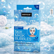 Lot de 24 pièces - 3 Bubbles Masques Nettoyant & Rafraichissant
