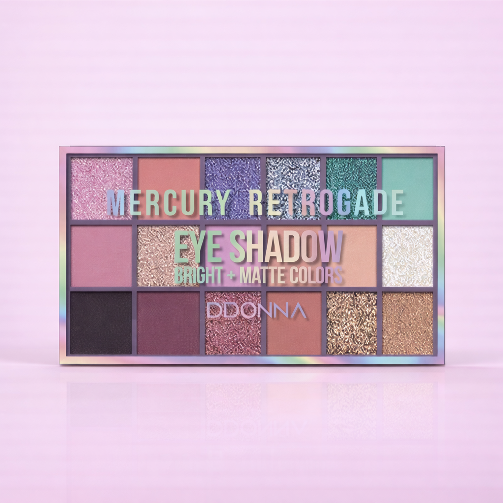 Set of 12 Pieces - Mercury Eyeshadow Palette - 11145D - D'donna