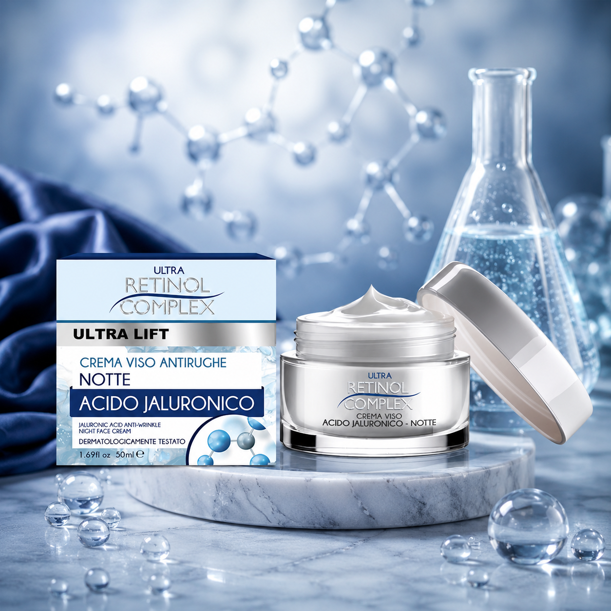Retinol complex night cream with hyaluronic acid 105