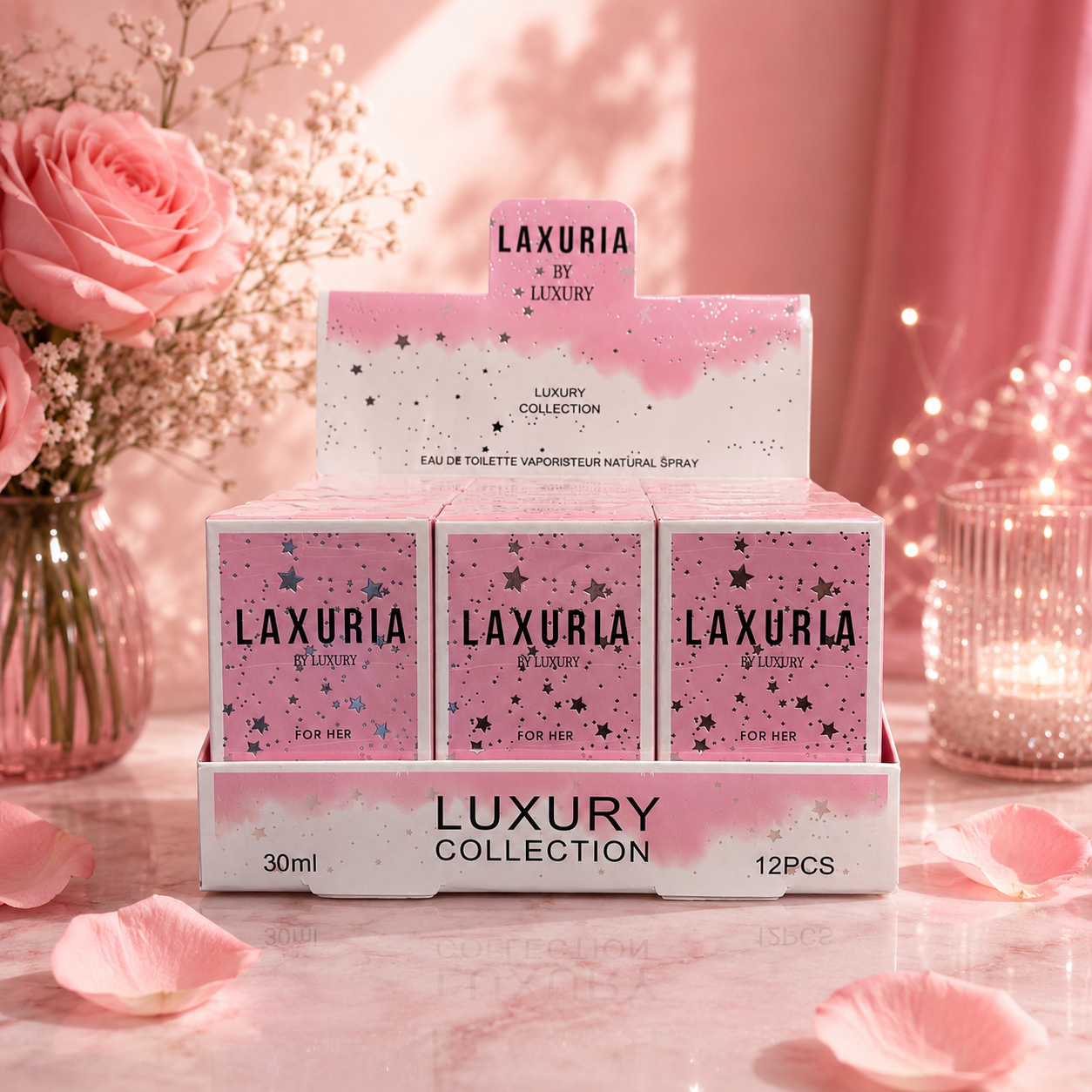 Lot de 12 Pièces - Eau de Parfum n°22 30ml - Laxuria by Luxury