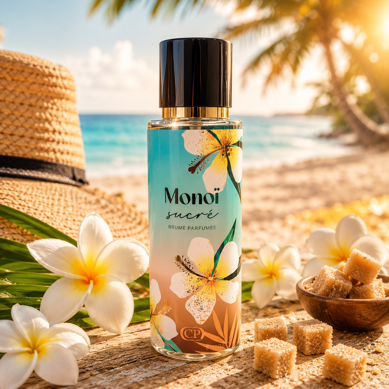 Lot de 6 Pièces - Brume Monoi Sucrée 250ml - Collection Platinium