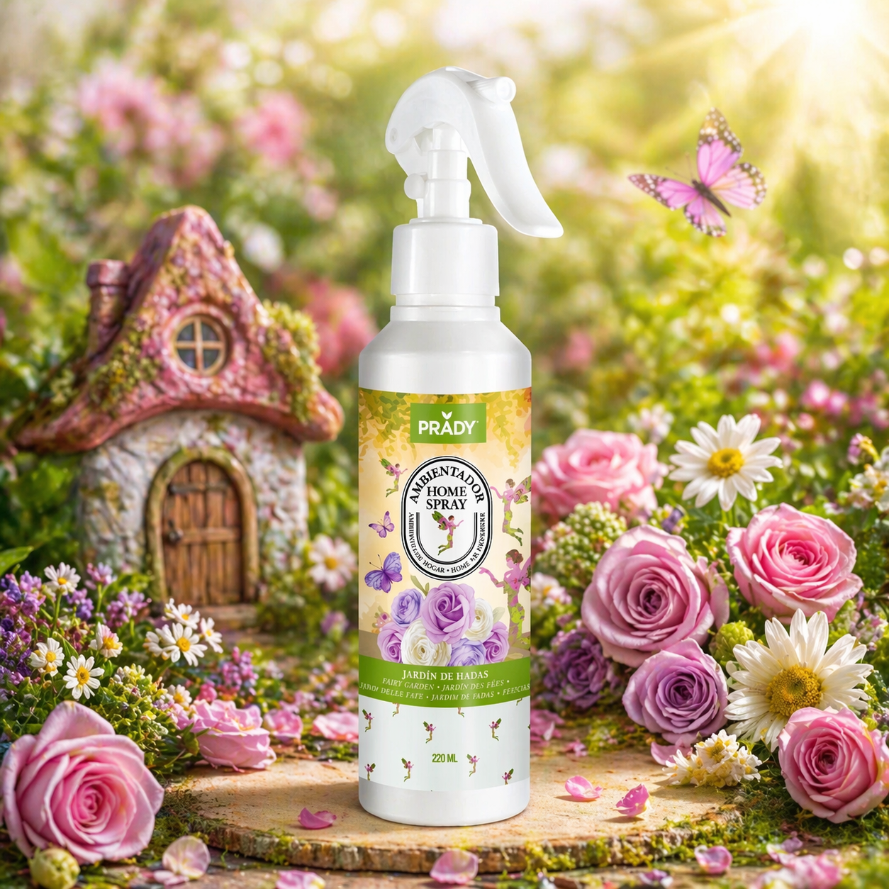 Prady Fairy Garden Home, Fabric and Car Air Freshener Spray 220ML