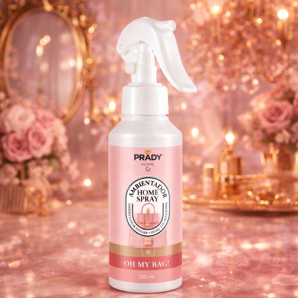 Lot de 6 Pièces - Spray Désodorisant Maison & Tissu 220ml - Prady