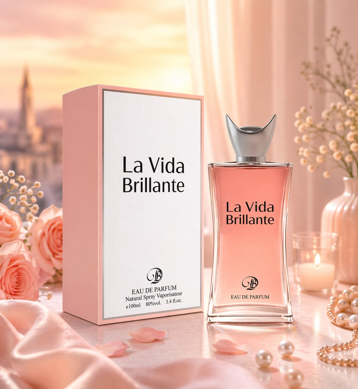 Lot de 6 Pièces - Eau De Parfum La Vida Brillante 100Ml - Fragrance Couture