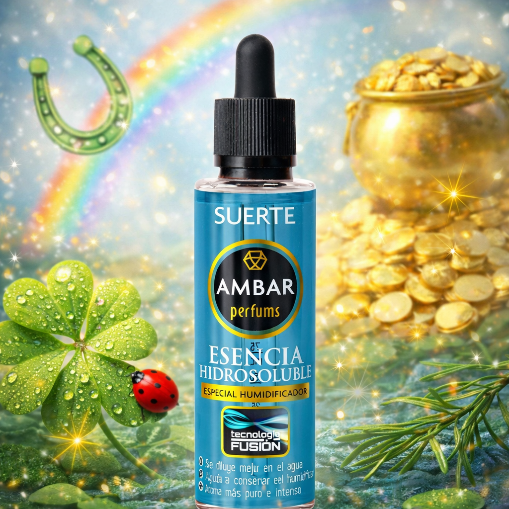 Lot de 4 Pièces - Essence Concentré "Bonne Chance" 50 ML - Ambar