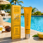 Lot de 6 Pièces - Fluide Solaire Visage SPF 50 Anti-Âge à L'Acide Hyaluronique 40ml - Biovene Barcelona