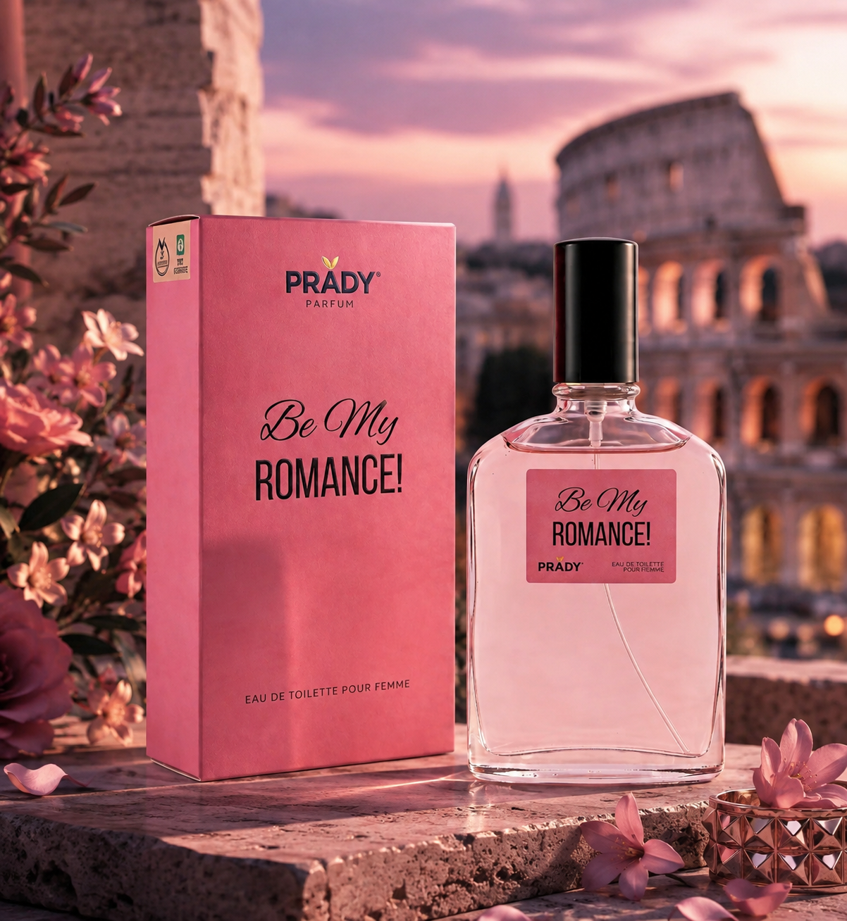 Lot de 6 pièces - Eau de Parfum Be My Romance 90ml - Prady