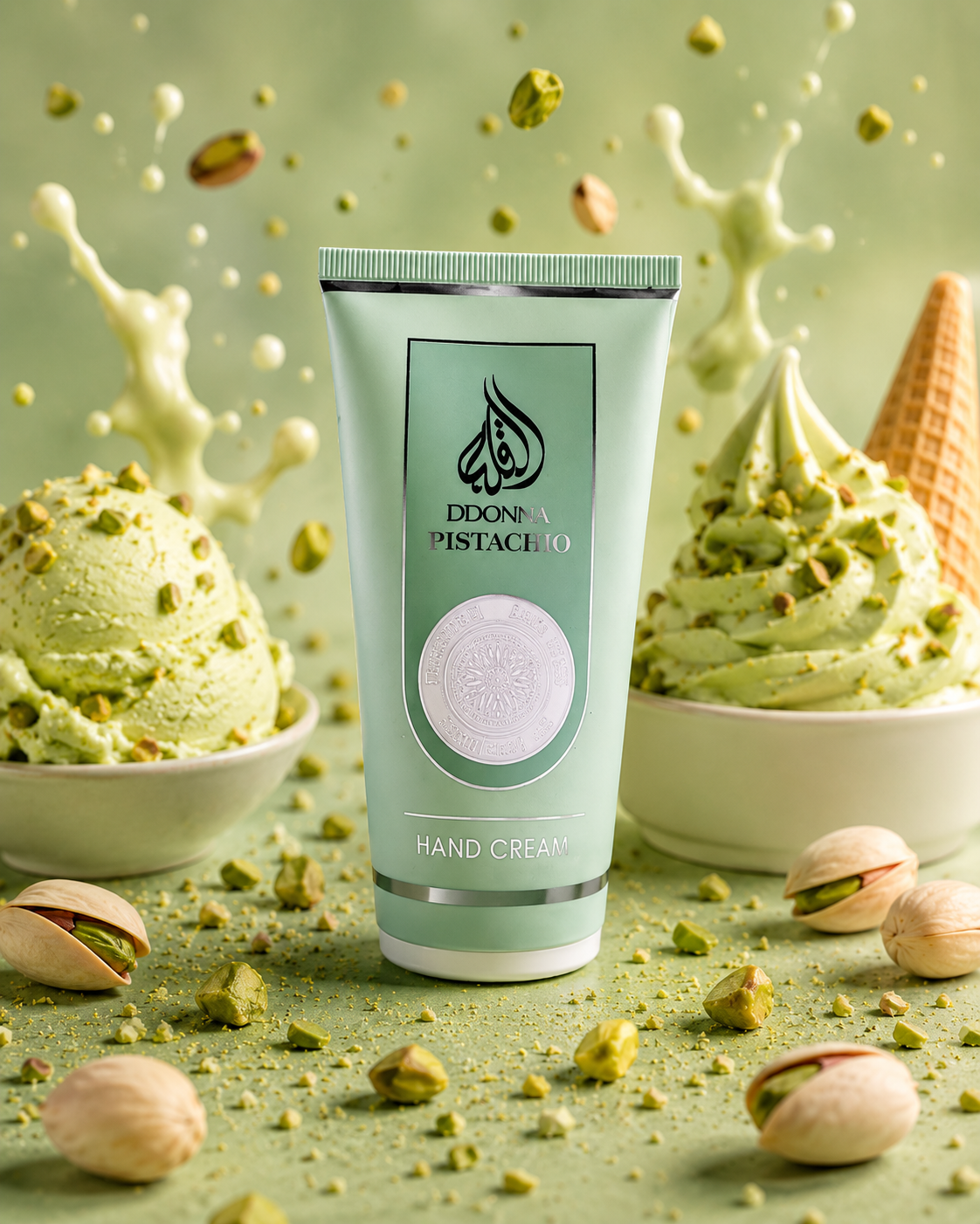 Lot de 12 Pièces - Crème Hydratantes Pour Les Mains Parfum Pistachio 100ml - D'Donna