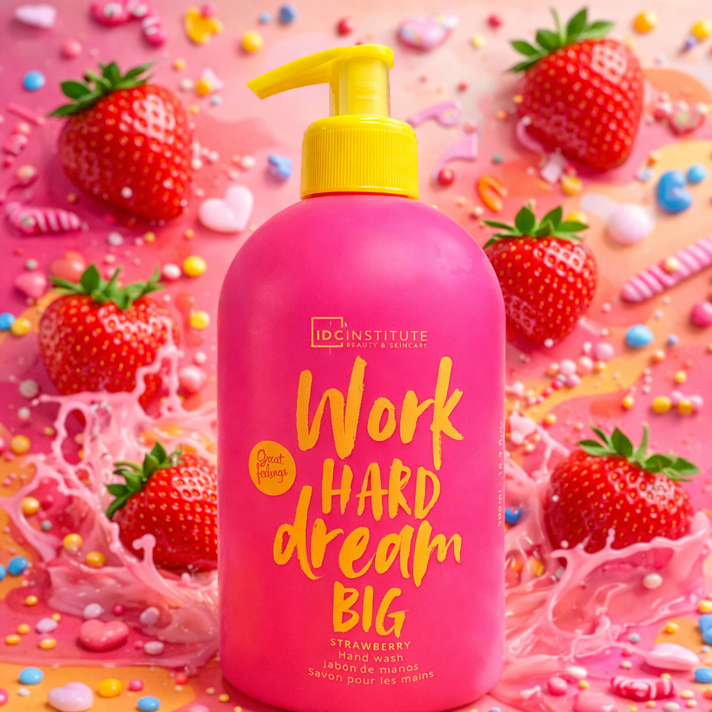 Lot de 6 Pièces - Savons Mains Work Hard Dream Big Fraise 500ml - 30% - Idc Institute