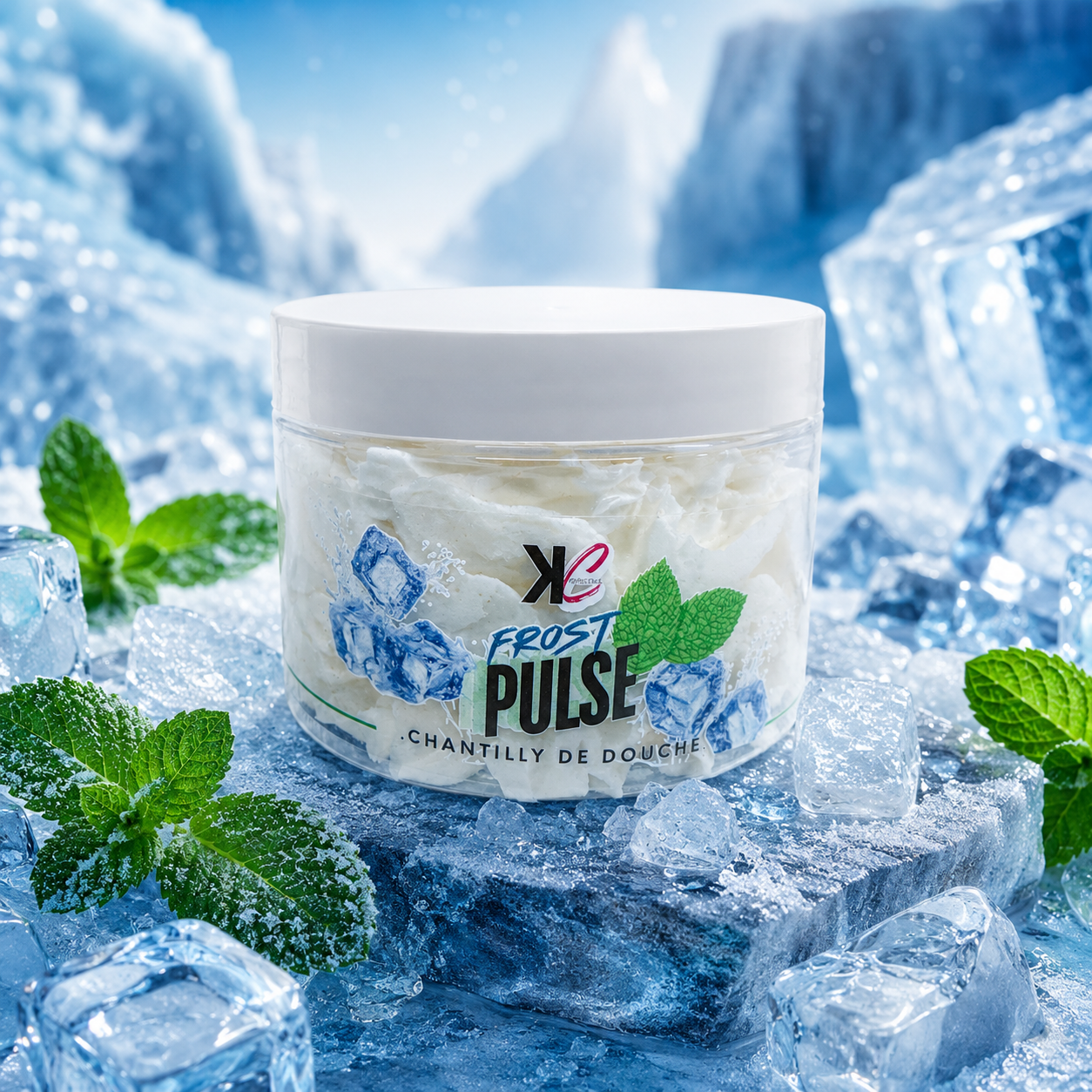 Lot de 6 Pièces - Chantilly de Douche Frost Pulse 100grs - Kcosmetique