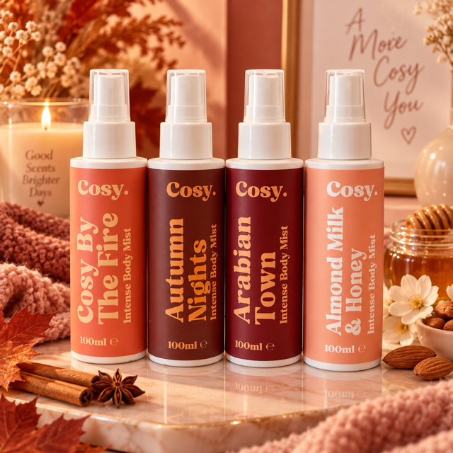 Lot de 8 pièces / 4 parfums assortis - Brumes Cosy 100ml - Lot 1