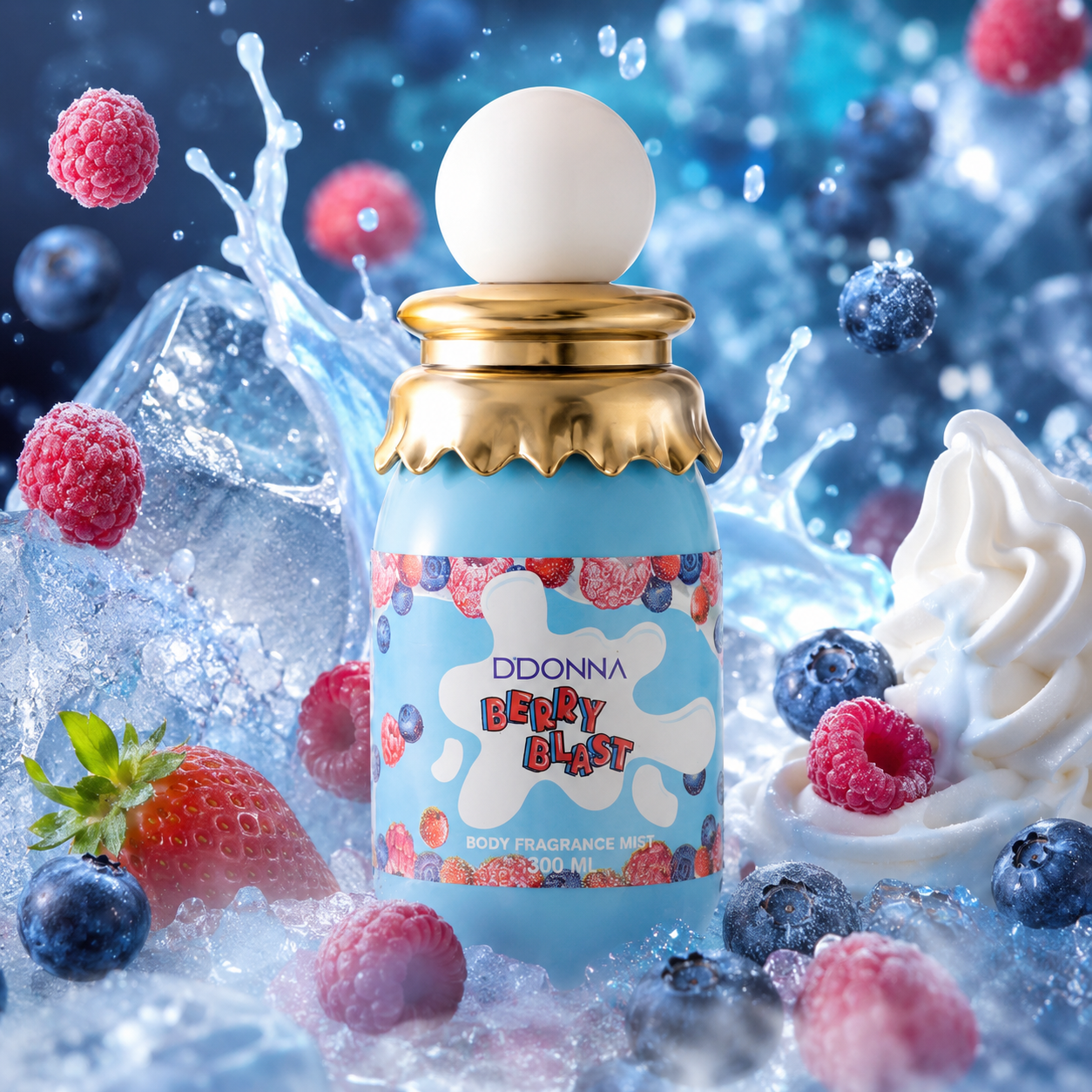 Lot de 6 Pièces - Brume Gourmande Berry Blast 300ml - D'Donna