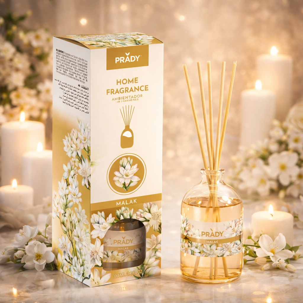 Lot de 6 Pièces - Mikado Ambiance Malak 100ml - Prady