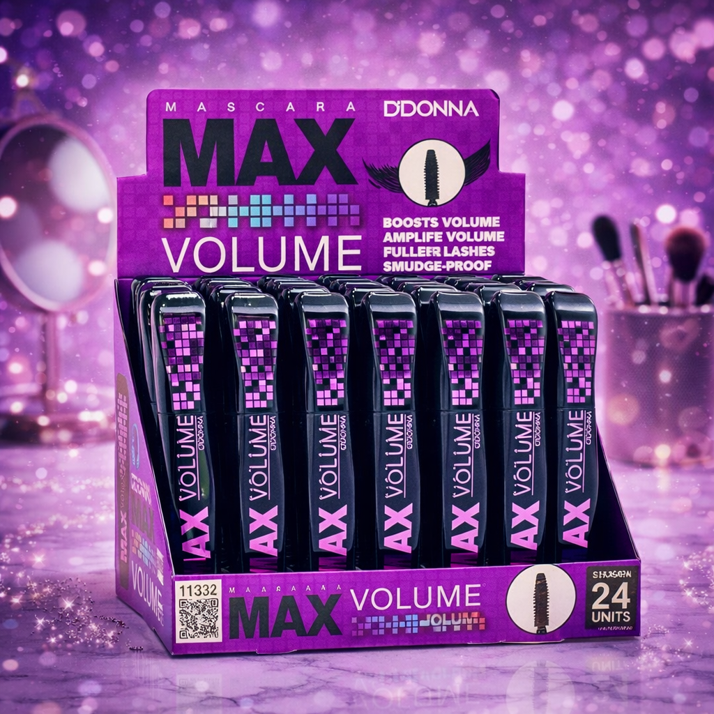 Lot de 24 Pièces - Mascara Max Silicone Extra Black - D'Donna