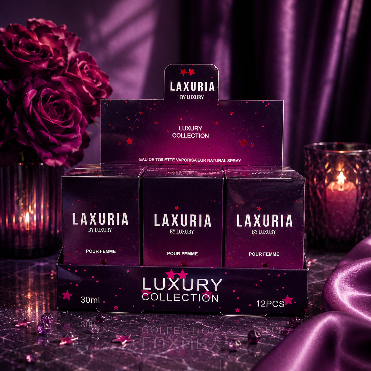 Lot de 12 Pièces - Eau de Parfum n°15 30ml - Laxuria by Luxury