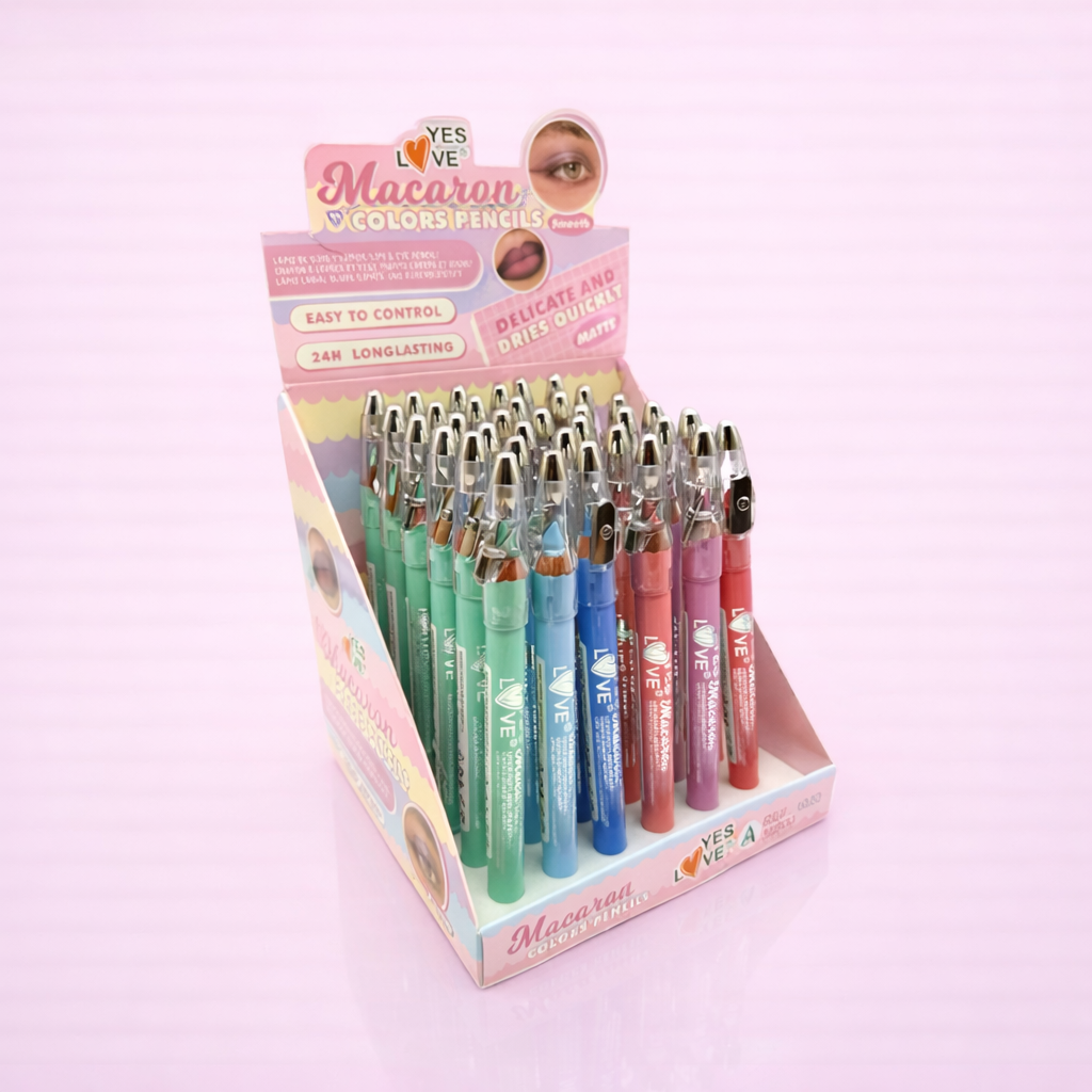 Lot de 36 Pièces - Crayons Macarons - 1023A - Yes Love