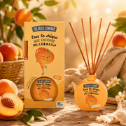 Lot de 6 Pièces - Mikado Diffuseur de Parfum à La Pêche - The fruit company