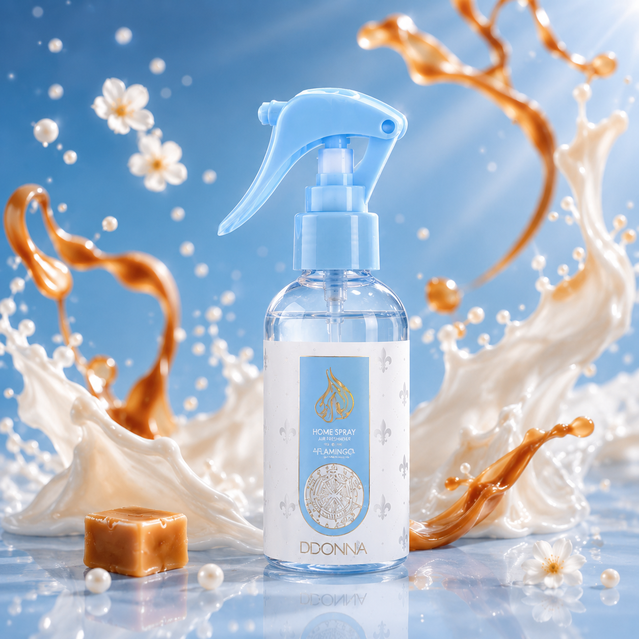 Lot de 12 Pièces - Air Freshner Maison & Tissu Bianco Latté 120ml - D'Donna