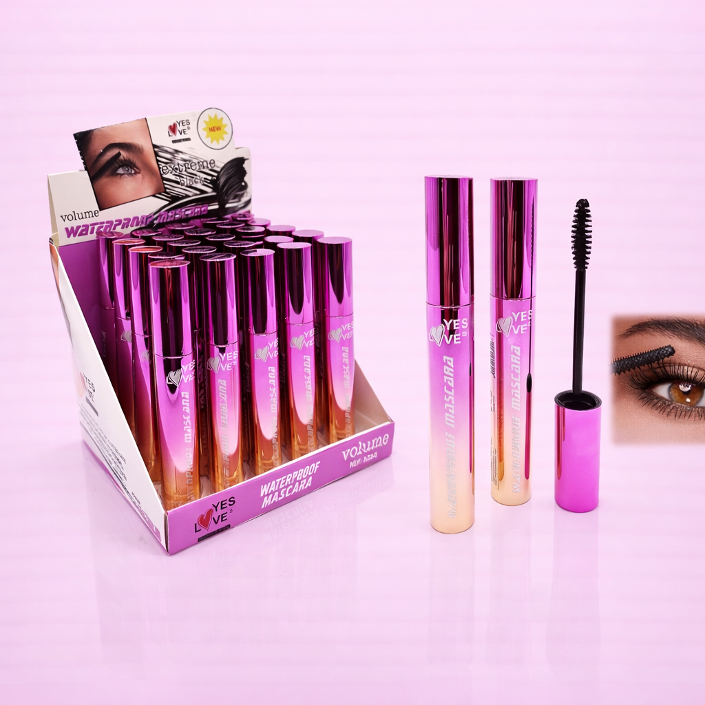 Lot de 24 Pièces -  Mascara Girly Extrême Black - 0394- Yes Love