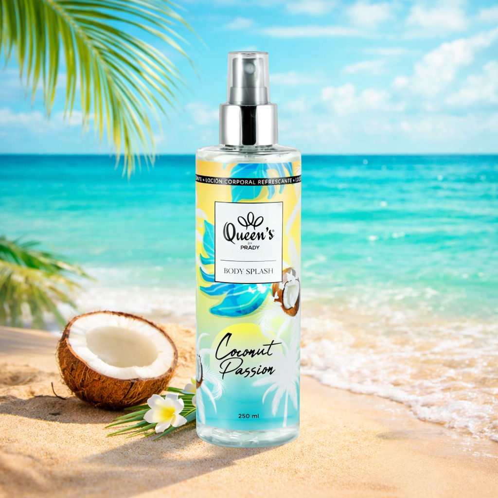 Lot de 6 Pièces- Brume Corps et Cheveux Coconut Passion 250ml - Prady