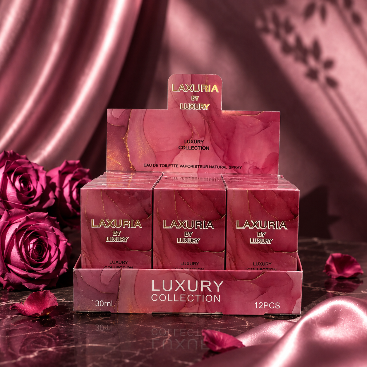 Lot de 12 Pièces - Eau de Parfum n°23 30ml - Laxuria by Luxury