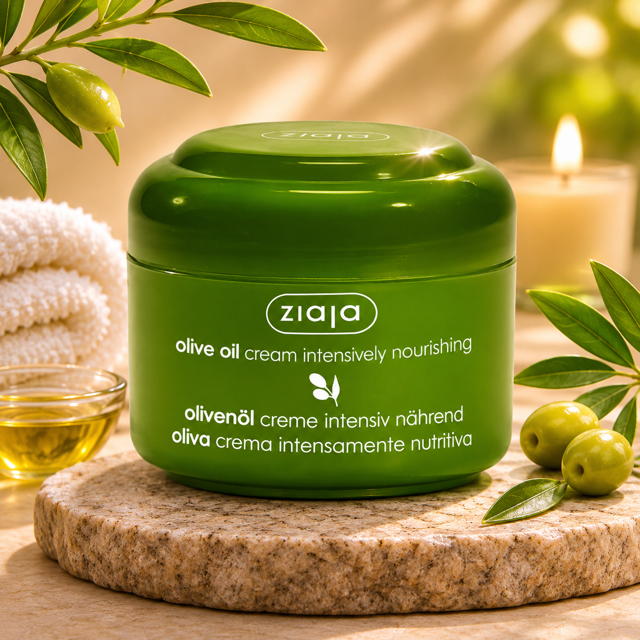 Lot de 6 Pièces - Crème Visage Nutritive à l'Huile d'Olive - Ziaja