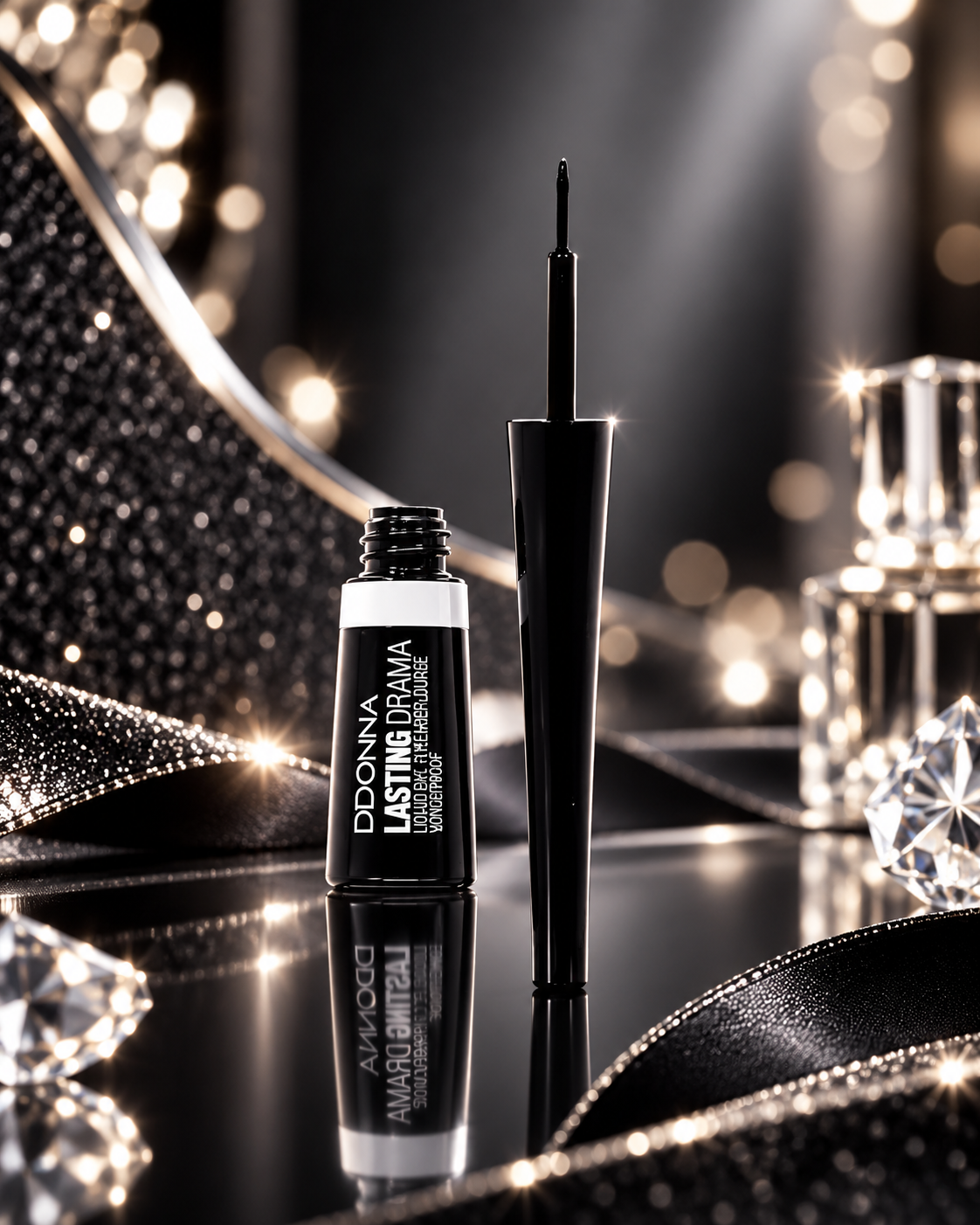 Lot de 24 Pièces -  Eyeliner Pinceau Waterproof Drama - 11416A - D'donna