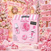 Lot de 3 Coffrets - Coffret Noël de Bain 4 pièces Candy Shop Bubble Gum - The fruit company