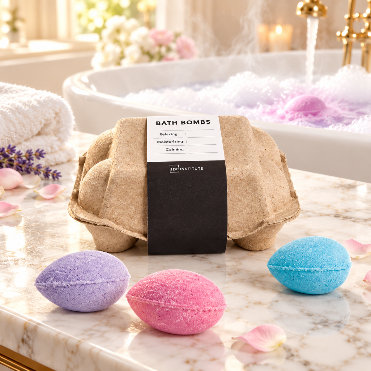 IDC Institute bath bomb eggs 99510