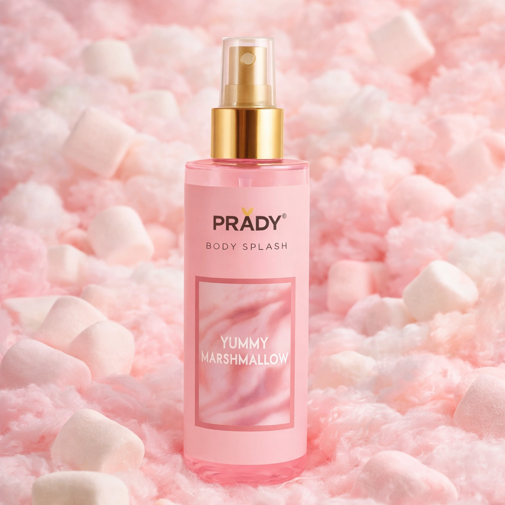 Lot de 6 Pièces - Brume corps et cheveux yummy marshmallow 250ml - Prady