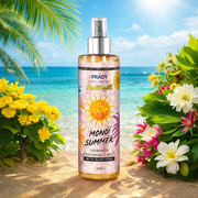 Set of 6 shimmering monoi body and hair mists - Prady