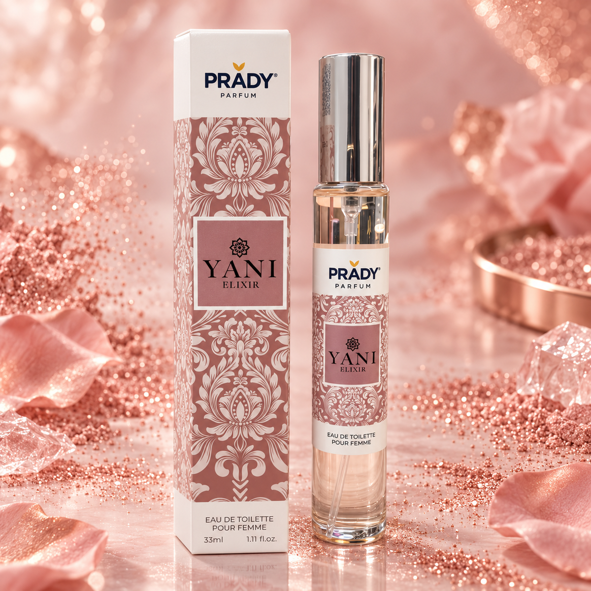 Lot de 6 Pièces - Eau de Parfum Yani Elixir 33ml - Prady