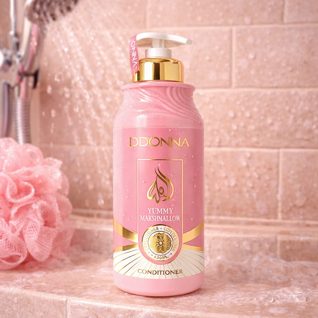 Lot de 6 Pièces - Après-Shampoing Yummy Marshmallow 520ml - D’Donna