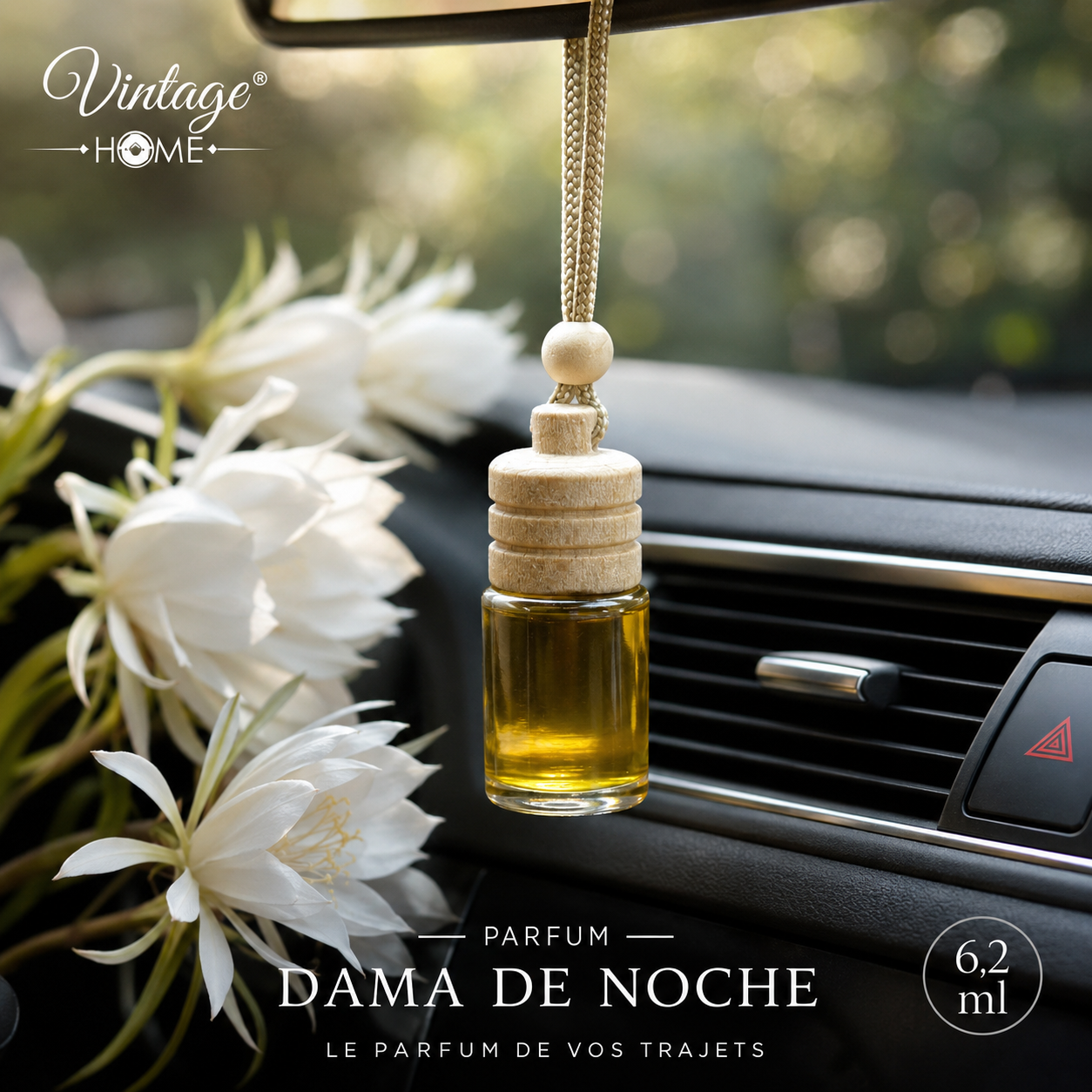 Lot de 12 Pièces - Désodorisant Voiture Dama De Noche 6,2 ml - Vintage Home