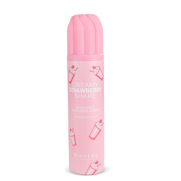 Lot de 6 Pièces - Mousse de Douche Dreamy Strawberry Shake 250ml - Biovene Barcelona
