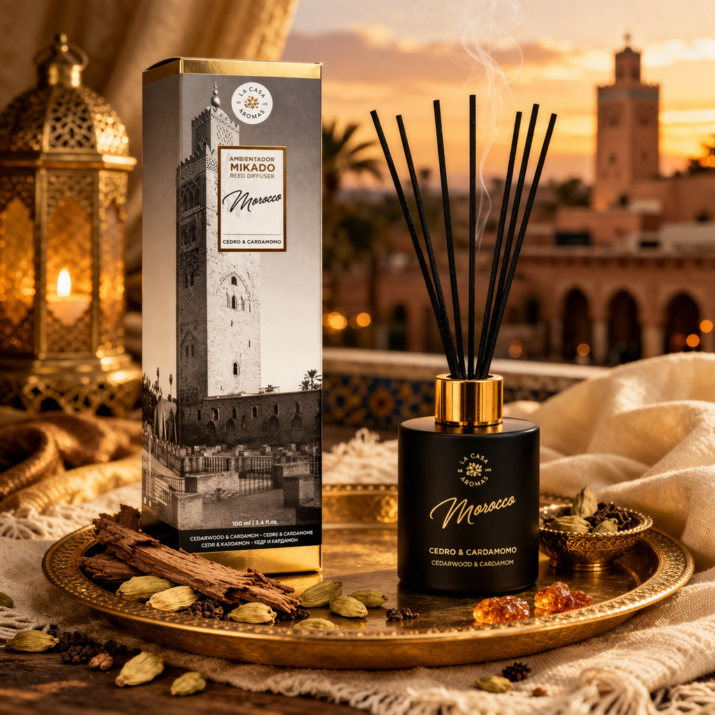 Lot de 3 Pièces - Mikado Oriental Morroco 100ml 25% - Casa de Los Aromas