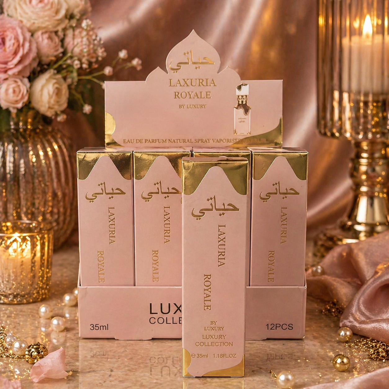 Lot de 12 Pièces - Eau de Parfum pour Femme 35ml n°50 - Laxuria by Luxury