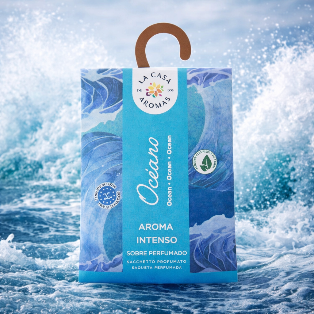 Lot de 12 - Sachet Parfumés Armoire et Commode Océano -20% - La Casa de Los Aromas