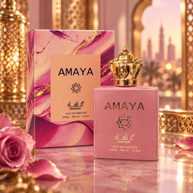 Lot de 6 pièces - Eau de Parfum Amaya 100 ml - Manasik