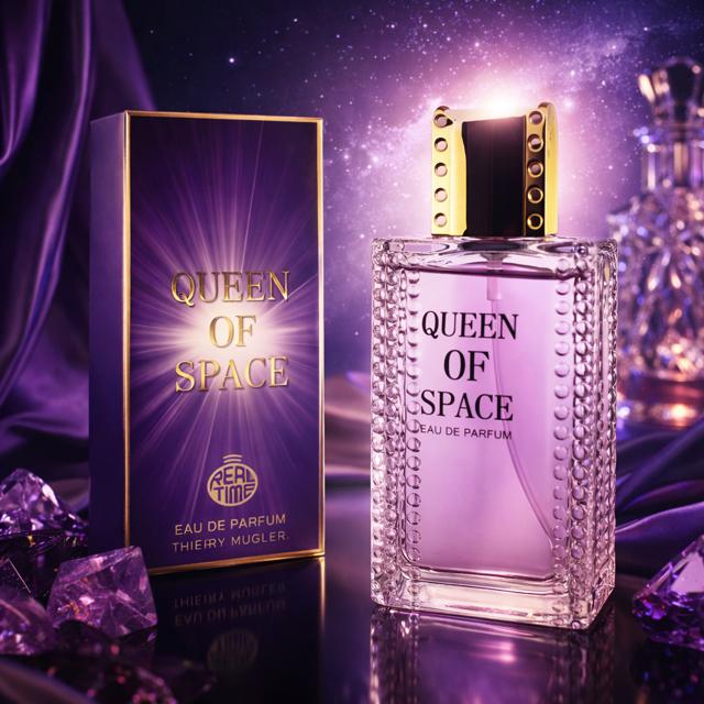 Lot de 6 pièces - Eau de Parfum Queen of Space 100 ml pour femme - Real Time