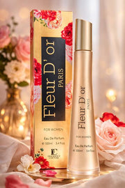 Lot de 6 Pièces - Eau de Parfum Fleur D'or 100 ml Femme - Fragance Couture