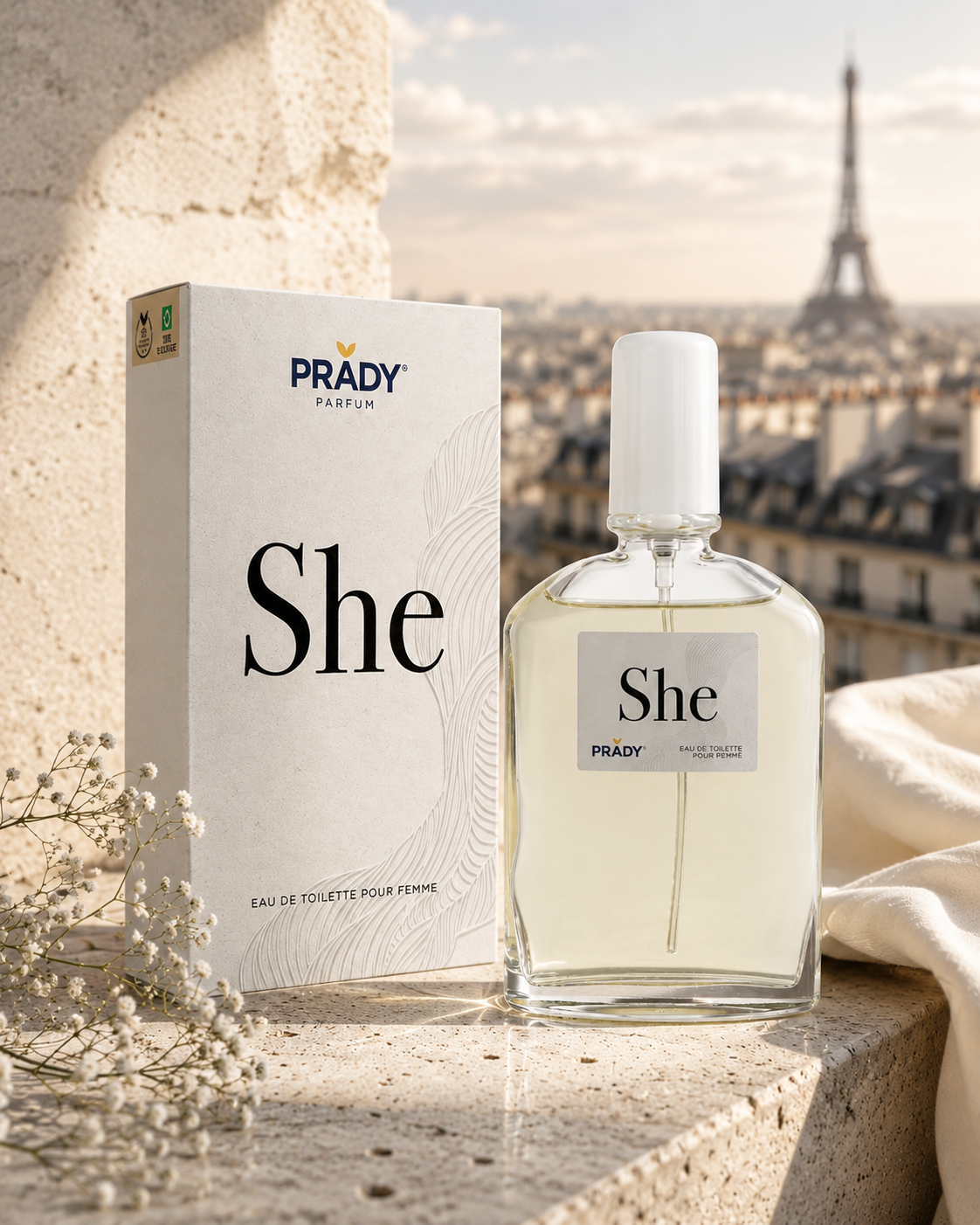 Lot de 6 Pièces - Eau de Parfum She 90ml - Prady