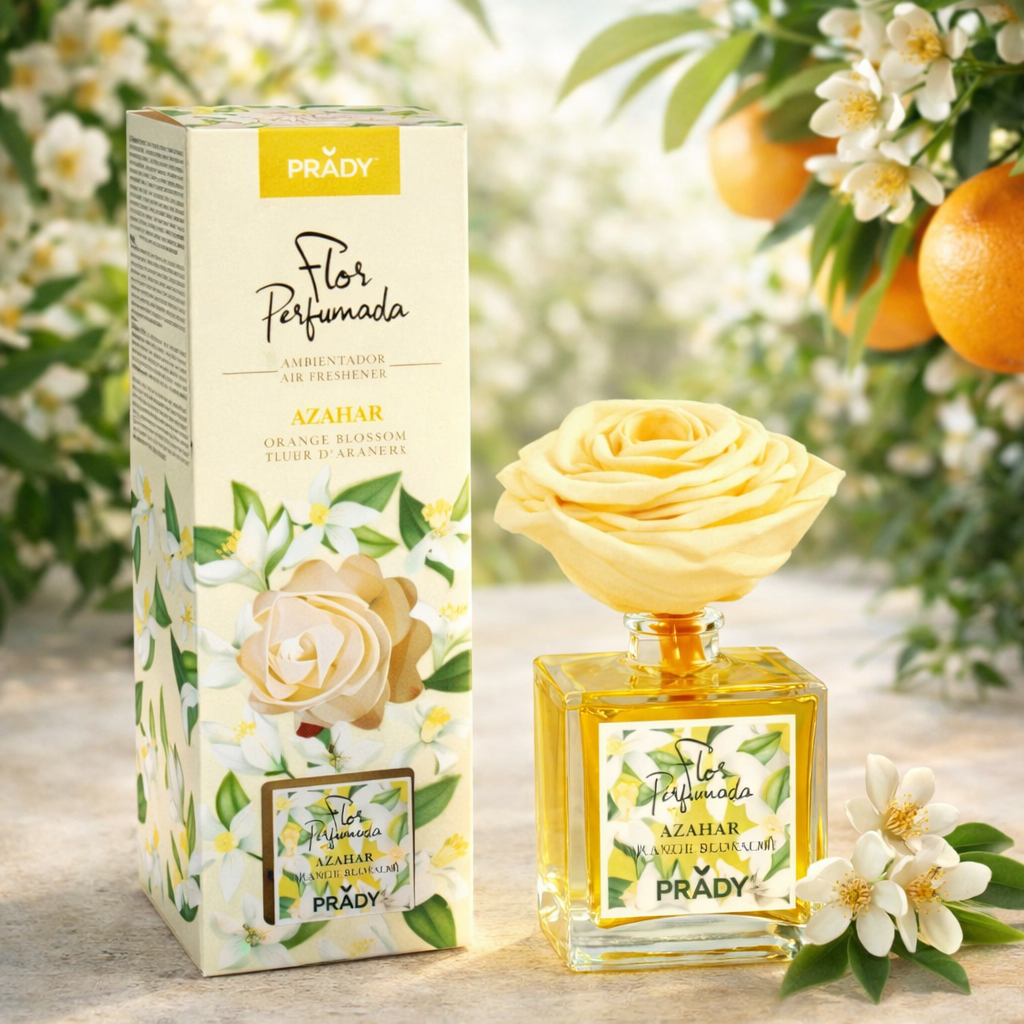 Set of 6 Pieces - Mikado Flower Orange Blossom Azahar 90ML - Prady