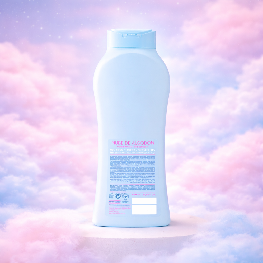 Lot de 6 Pièces - Gel Douche Barbe à Papa 650ml - Tulipan Negro