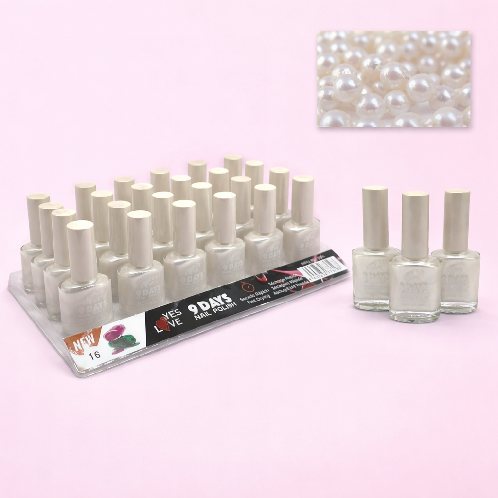 Lot de 24 Pièces - Vernis Effet Gel 9 jours - 2776/16 - Yes Love